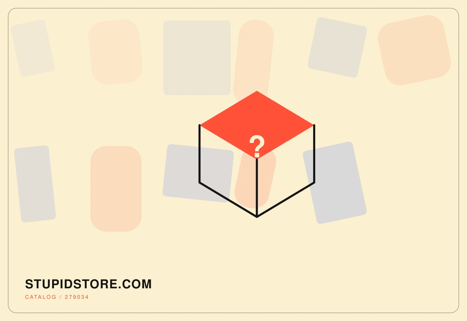 Abstract editorial artwork created for stupidstore.com